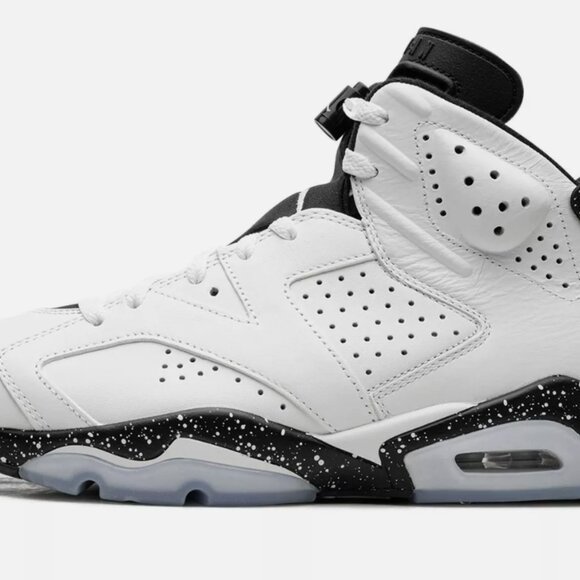 NEW Nike Air Jordan 6 Retro Reverse Oreo White Black Men’s Sz 12 - Picture 5 of 5